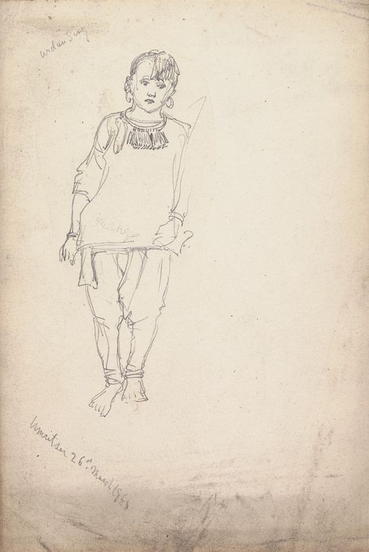 Sketch of a Woman, Amritsar, 26 March 1860