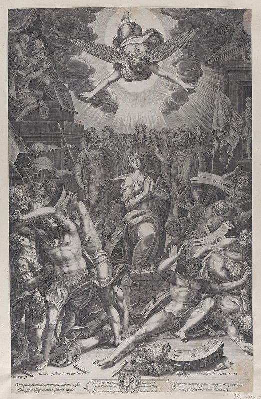 Martyrdom of Saint Catherine, after Bernardino Passari