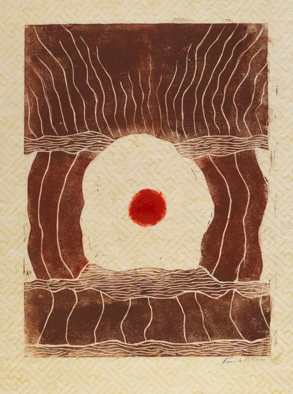 Untitled with Red Center