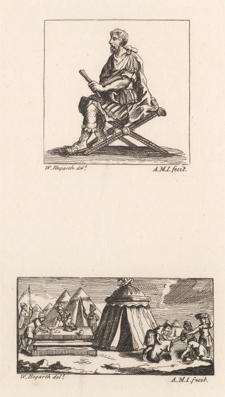 Plate 1, A Seated Roman General and Plate 2, Issued Barley Instead of Wheat