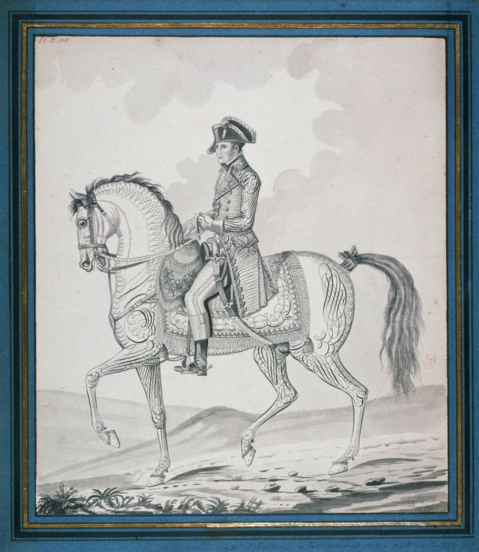 Portrait de Bonaparte à cheval