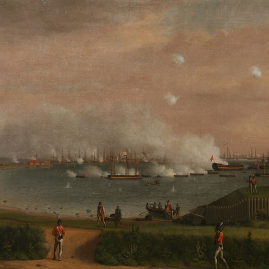 The battle of the gunboats on 31 August 1807