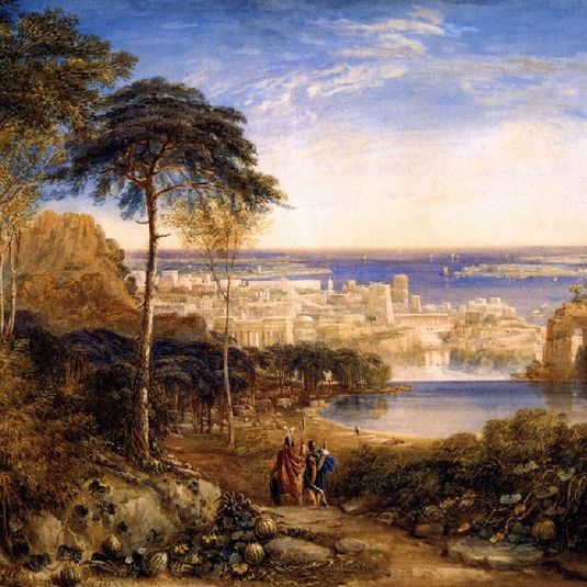 Carthage. Aeneas and Achates