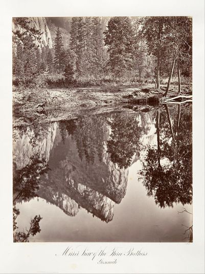 Mirror View of the Three Brothers, Yosemite