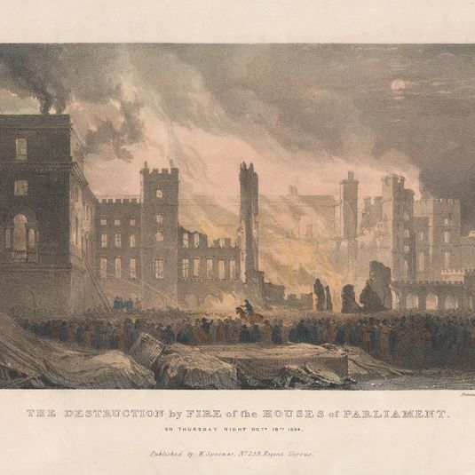 The Destruction by Fire of the House of Parliament