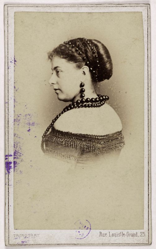 Portrait de Rosello (E. Duhet ?), actrice