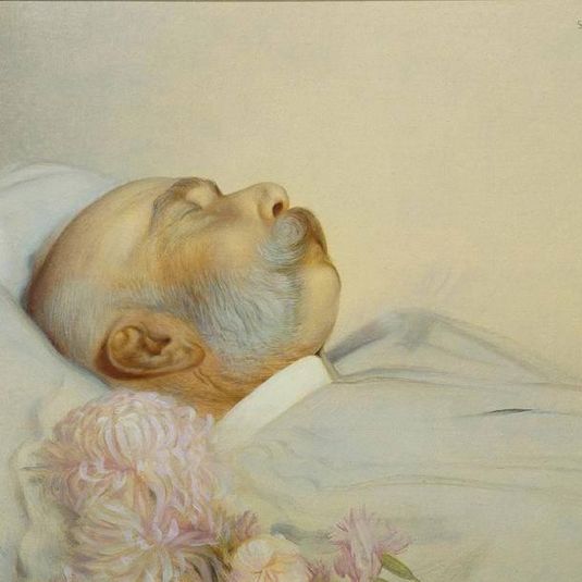 Emperor Franz Joseph I on his Deathbed