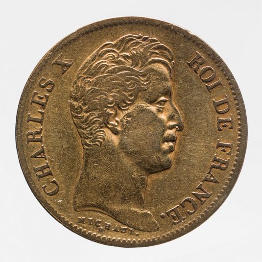 Pièce de 40 francs de Charles X, 1830