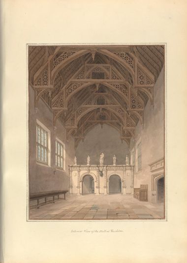 Interior View of the Hall at Rushton