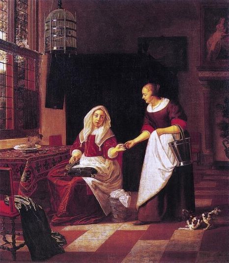 Interior with a Woman and Her Maid