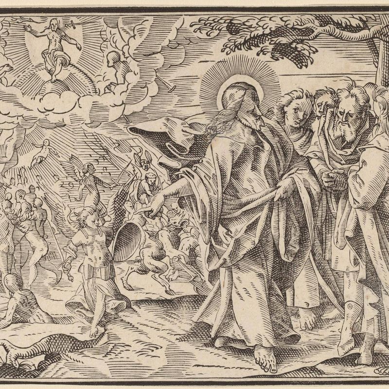 Christ Tells His Disciples of the Last Judgment