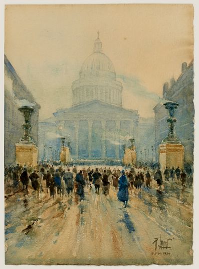 Le Panthéon, le 11 novembre 1920.