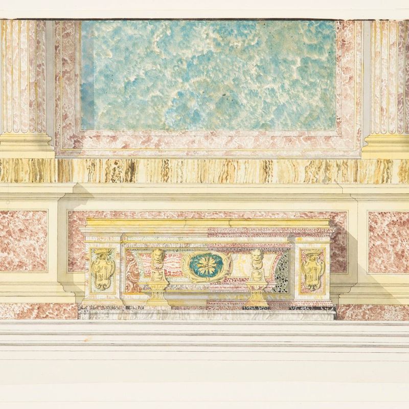Altar Mensa for the Capella Paolina (Borghese Chapel), Santa Maria Maggiore, Rome, Italy