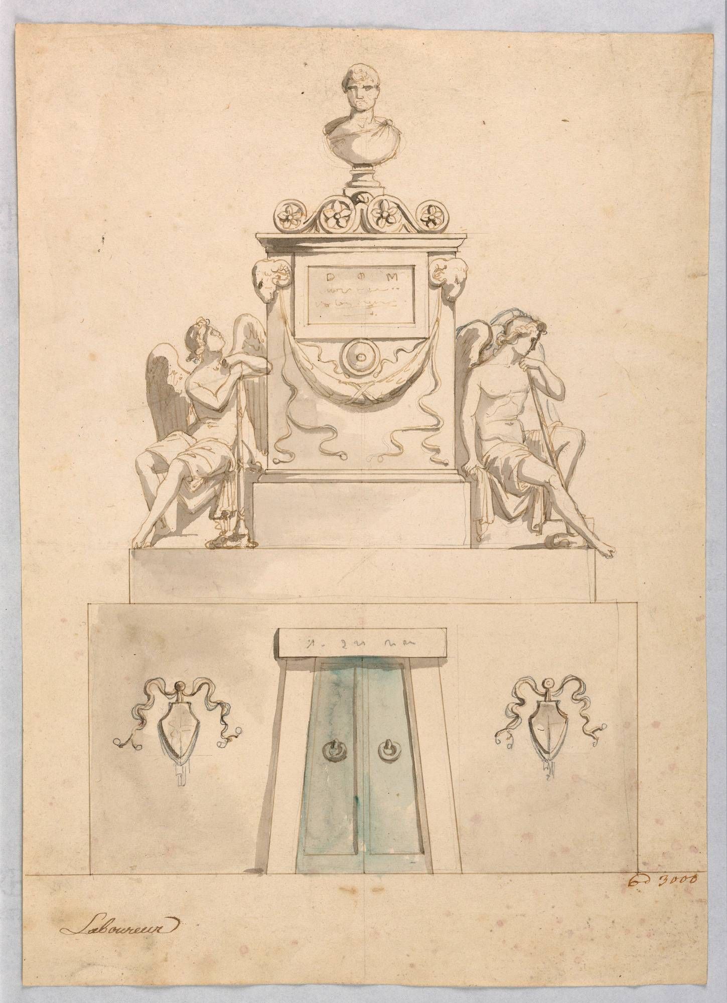 Elevation of a Sepulcher Monument