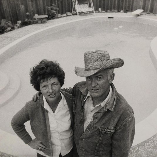 Running Fence, Sonoma and Marin Counties, California, 1972-76, Mr. and Mrs. Wilbur Volkerts