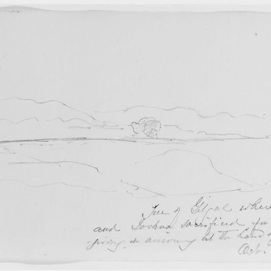 Landscape with Tree, 1904 (from Sketchbook)