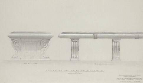 Suggestion for Marble Benches: Rotunda