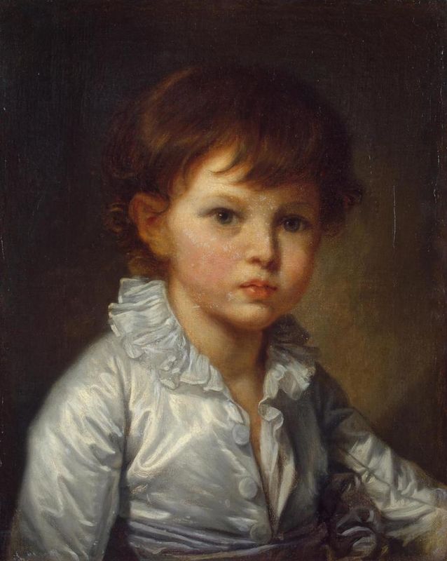 Portrait of Count Pavel Stroganov as A Child