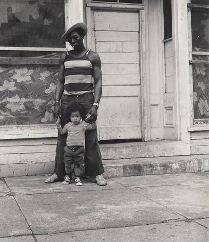 Jimmy Webster with His Father, Vern Webster (Lower West Side series)