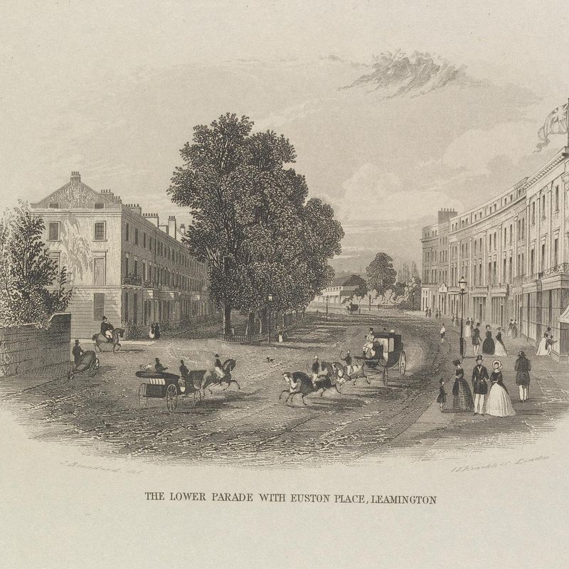 The Lower Parade with Euston Place, Leamington