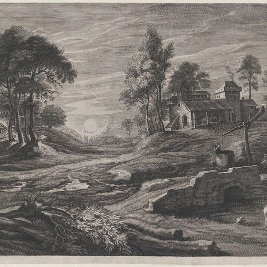 Landscape with Draw-Well