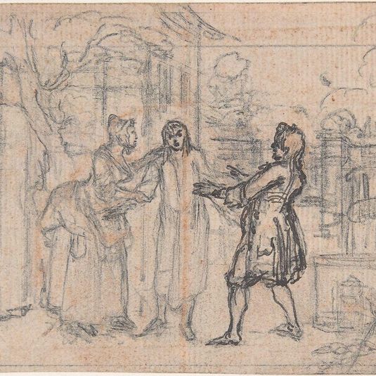 Study for an Engraving of "Songs in the Opera of Flora"