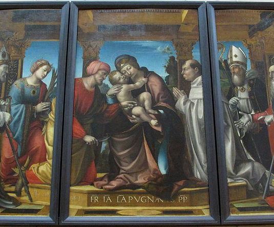 The Circumcision with Fra Jacopo Lampugnani as Donor