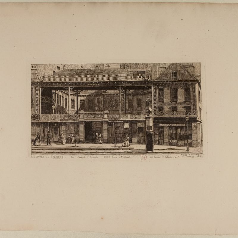 Les Bains Chinois, boulevard des Italiens en 1849.