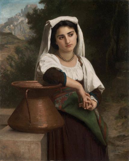 Italian Woman at the Fountain