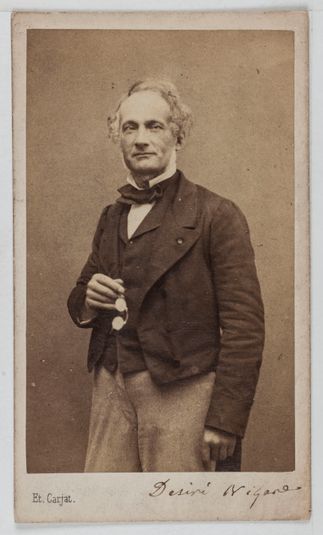 Portrait de Désiré Nisard (1806-1888), universitaire, critique littéraire et directeur de l'Ecole normale.