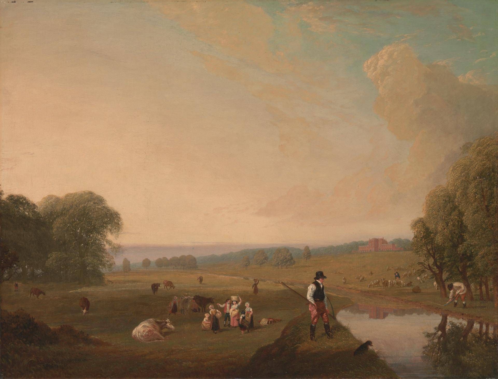 A View of Theobald's Park, Hertfordshire