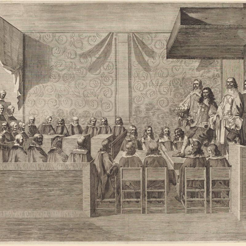 Charles II with His Council
