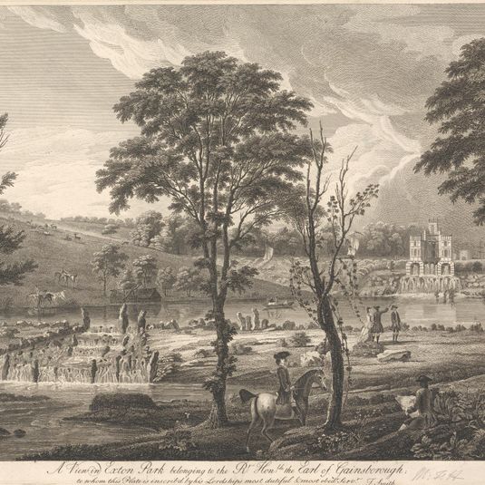 A View in Exton Park belonging to the Rt. Hon. Earl of Gainsborough