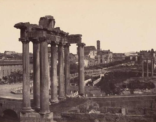 Rome, Vue Prise au Forum (Rome, View of the Forum)