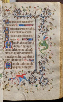 Hours of Charles the Noble, King of Navarre (1361-1425): fol. 87r, Text