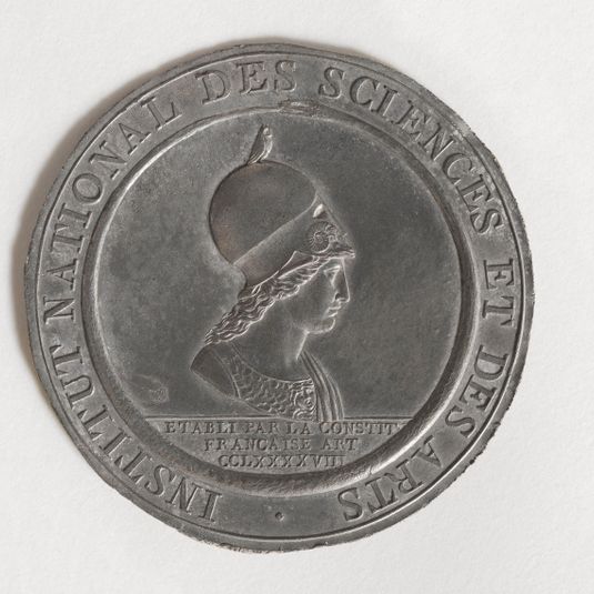 Médaille de fonction de membre de l'Institut national des sciences et des arts, 1796
