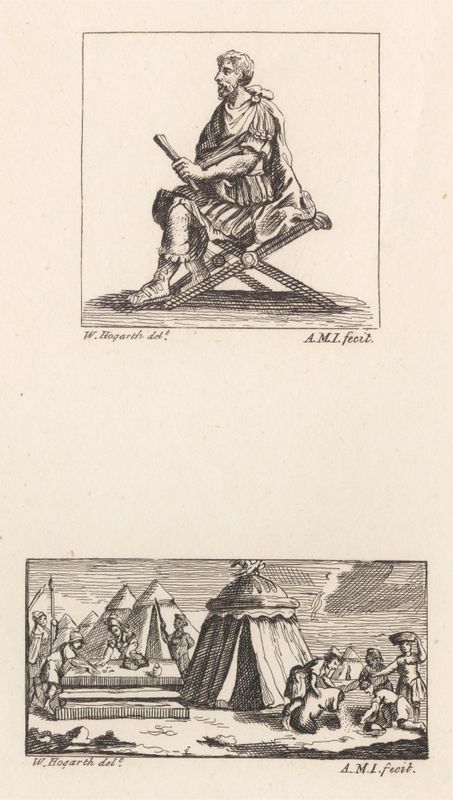 Plate 1, A Seated Roman General and Plate 2, Issued Barley Instead of Wheat