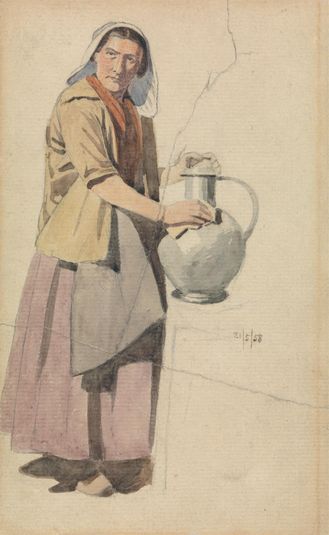 Portrait of a Woman with a Pitcher