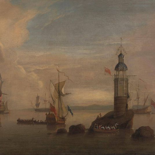 The Opening of the First Eddystone Lighthouse in 1698