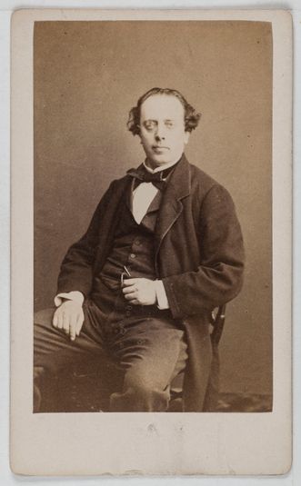 Portrait de Jean-Auguste Parade (-1885), acteur de théâtre.