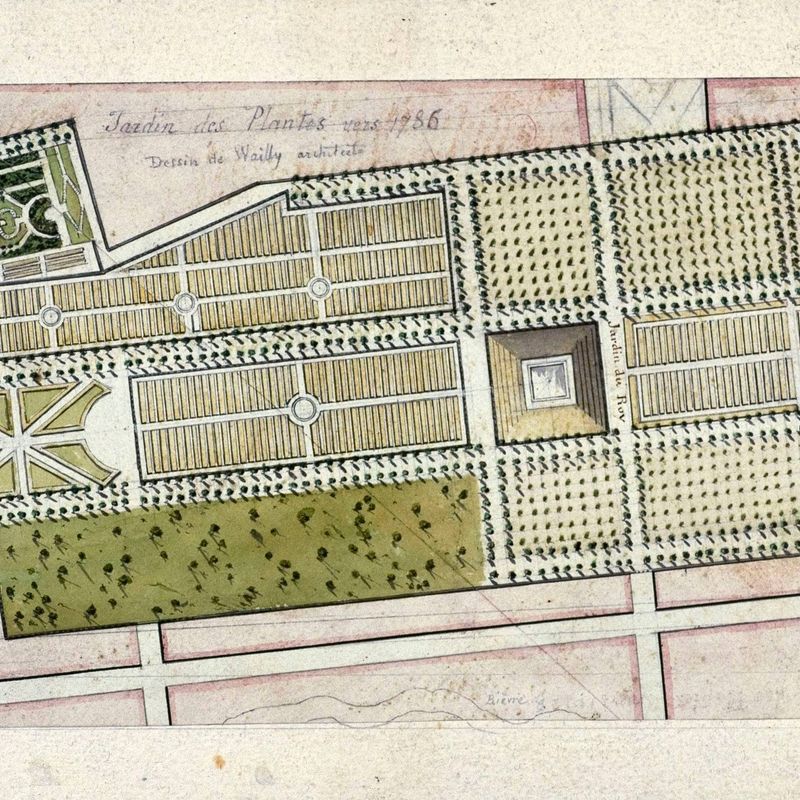Jardin des Plantes, vers 1786