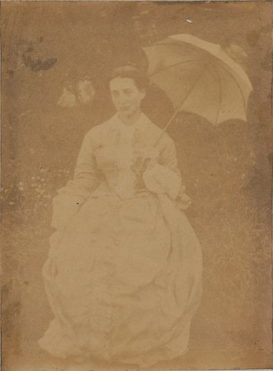 Adèle Hugo (fille) à l'ombrelle