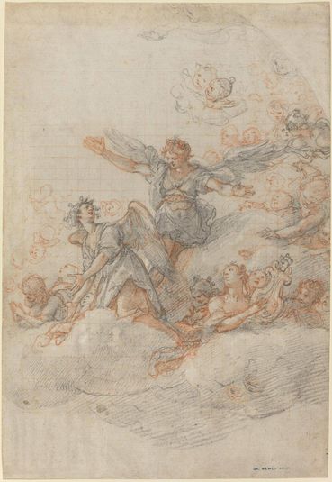 Angels and Putti in the Clouds
