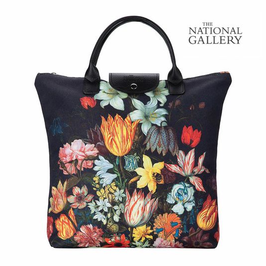 A Still Life In a Van Li Vase - Art Foldaway Bag Signare Tapestry