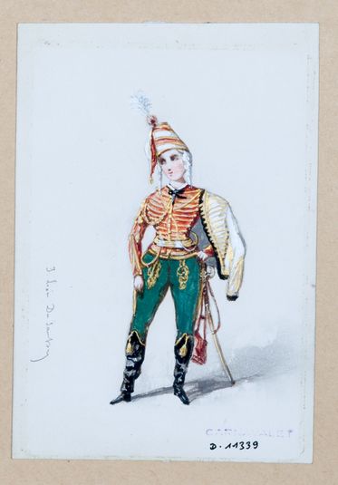 Le chevalier Muscadin. - Rôle du Chevalier. (3eme costume).