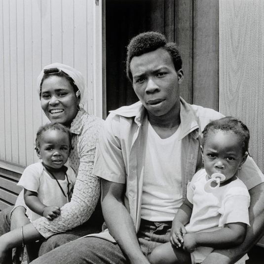 Family in Brownsville, Brooklyn
