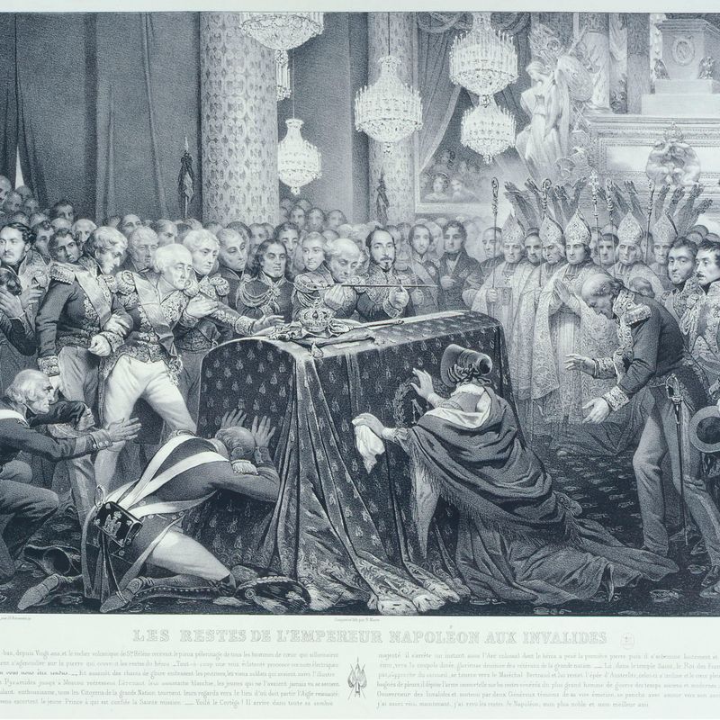 Les restes de l'Empereur Napoléon aux Invalides