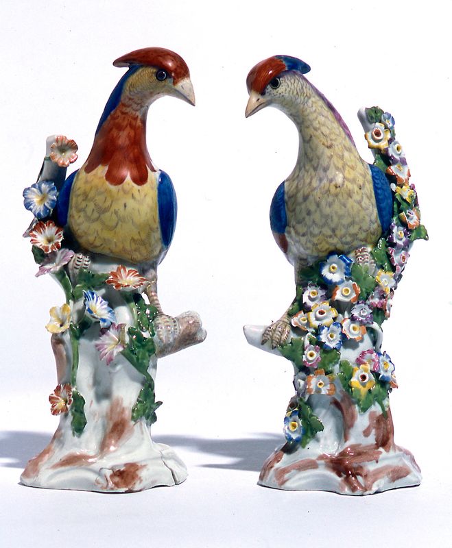 Two models of Long-Tailed Birds , c.1768-70