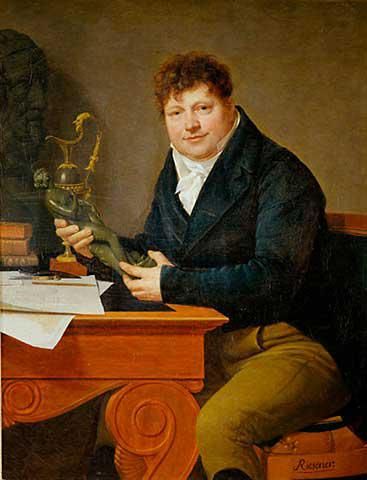 André-Antoine Ravrio (1759–1814), bronzeworker to Emperor Napoleon, the artist's first cousin