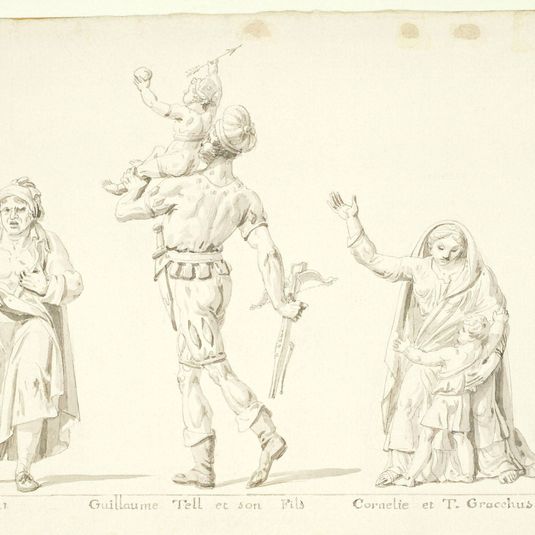 Marat, Guillaume Tell et son fils, Cornélie et T. Gracchus.